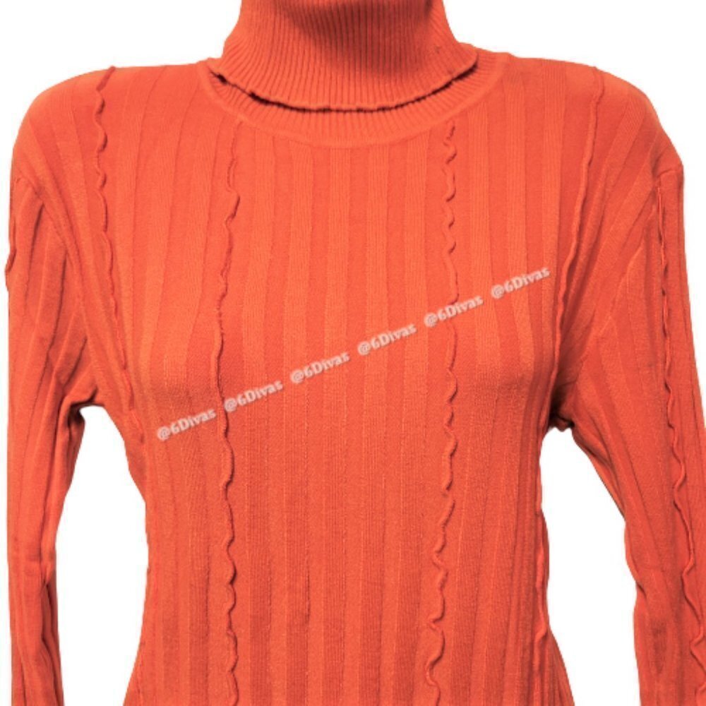 Orange Turtleneck Soft and Comfy - NWOT
